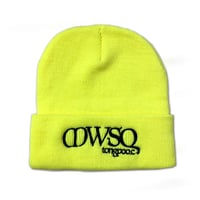 【TONGPOO CLOTHING】MWSQ KNIT HAT - NEON YELLOW