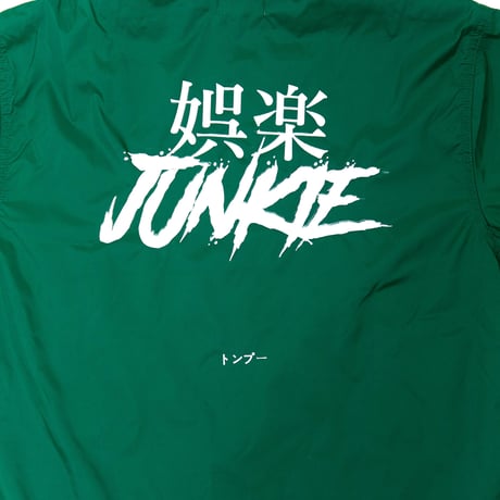 【Tongpoo】GORAKU JUNKIE COACH JACKET  - GREEN（TNP-13JK-GN）