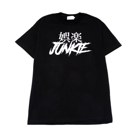 【Tongpoo】GORAKU JUNKIE S/S TEE  - BLACK（TNP-12TE-BK）