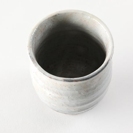夫婦湯呑 ・粉引手