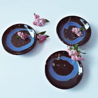 小皿　ブラック&ブルー