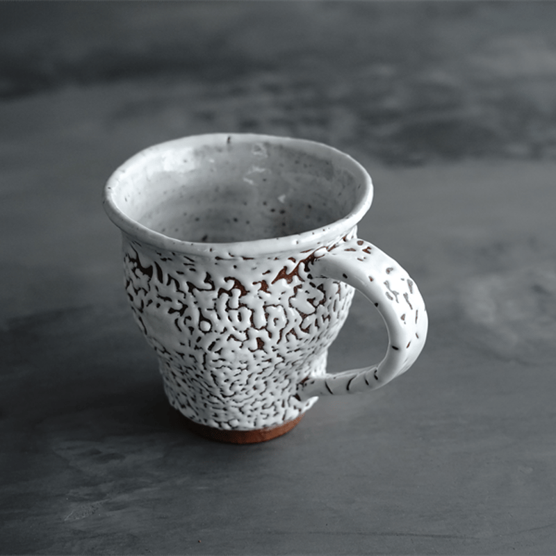 マグカップ ～ハート型 ・かいらぎ～ | 萩焼窯元 國輔窯