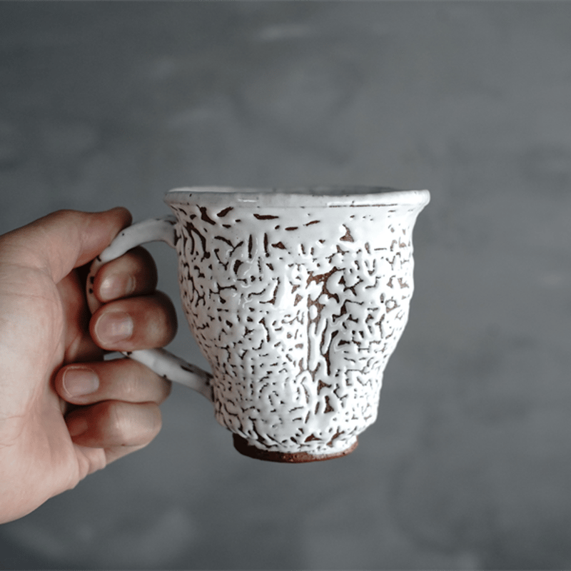 マグカップ ～ハート型 ・かいらぎ～ | 萩焼窯元 國輔窯