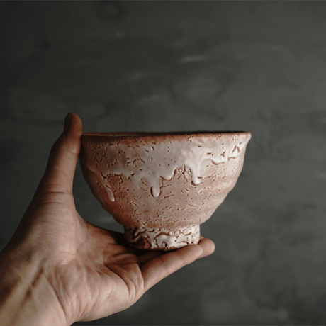 抹茶碗鬼萩  ～ 井戸形 ～