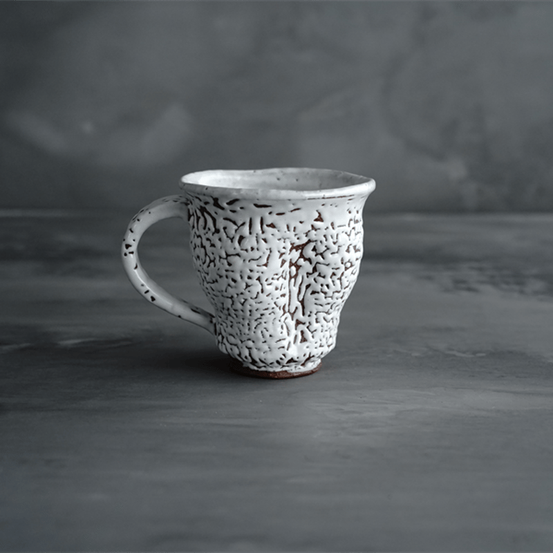 マグカップ ～ハート型 ・かいらぎ～ | 萩焼窯元 國輔窯