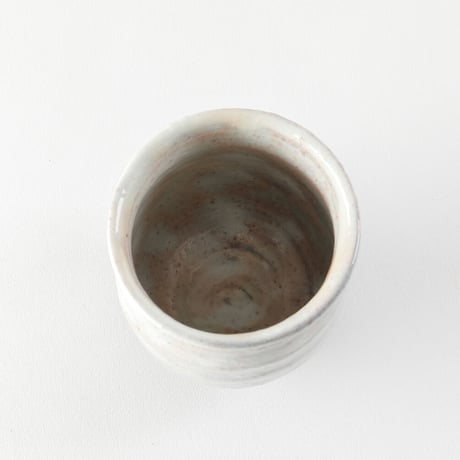 夫婦湯呑 ・粉引手