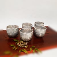 汲み出し湯呑み　～ 粉引手 ～