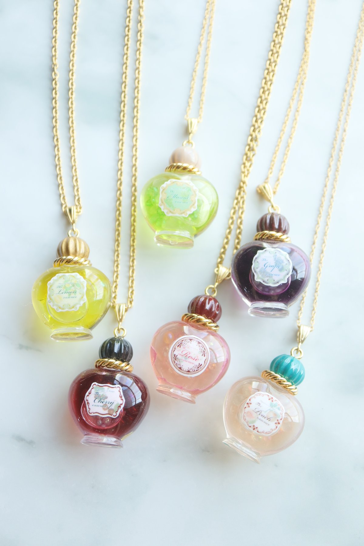 PFS-ﾚﾓﾝ】エッセンスボトルのステンレスネックレス~レモン~ | ピヨノメ