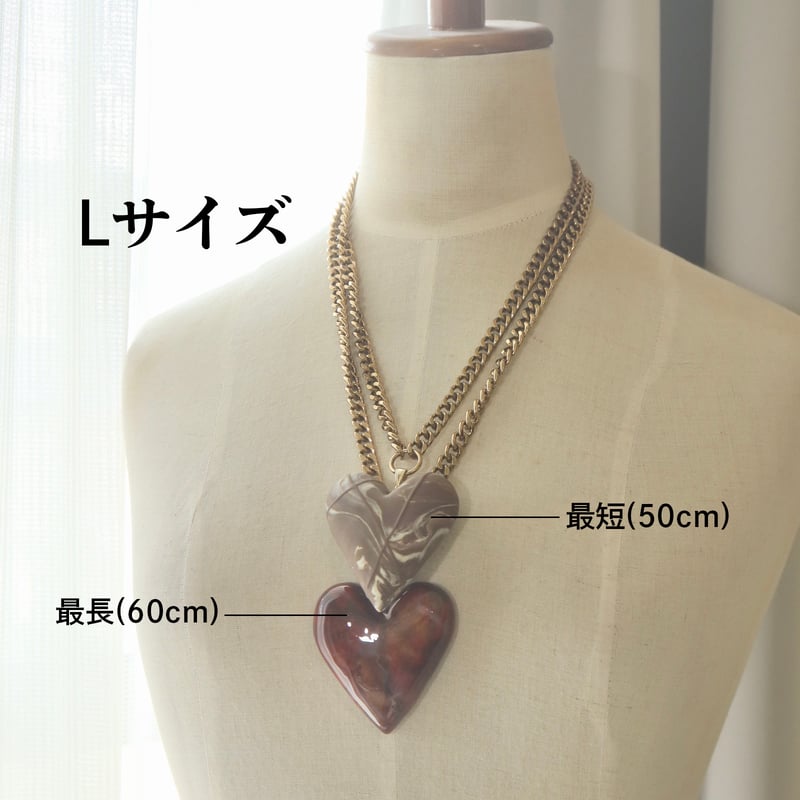 【遺品整理】 24K 18K ハート型 ネックレス セット 楽天市場】ハート ネックレス ハート型 天然石 プチ ペンダント