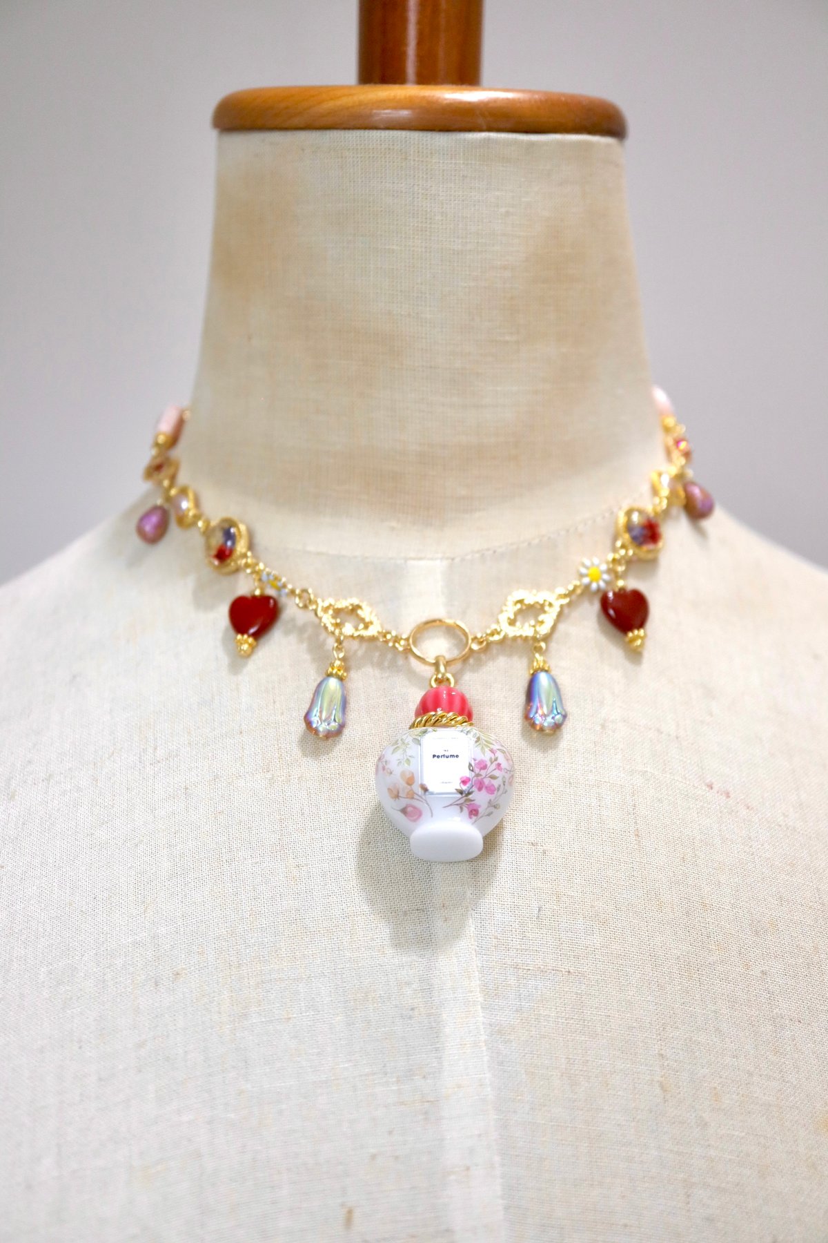 PROSTON CO ビーズ ネックレス 人形モチーフ PROSTON CO ビーズ ネックレス 人形モチーフ PROSTON CO ビーズ