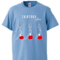 【体力sisteres_ブルー】（一社）体力メンテナンス協会認定　Tシャツ