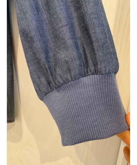『BLUE FRONCE』サイドライン入り🌈薄手綿シャツ