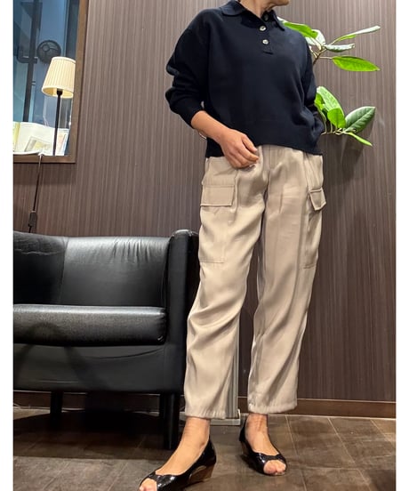 『Nolley's』ギマコットンポロ衿ニット