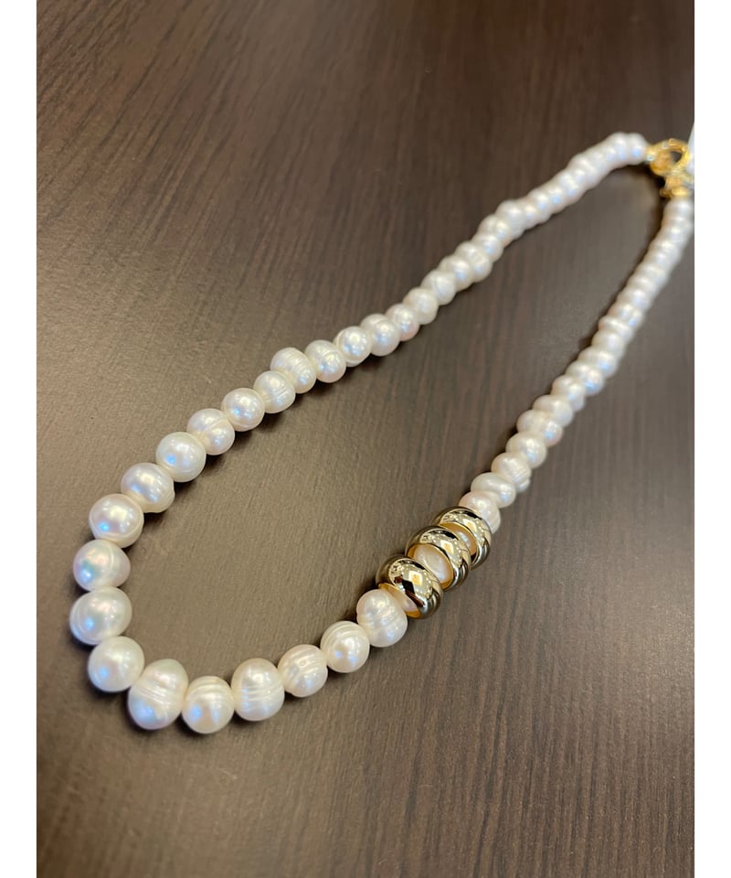 ゴールドポイント✨パールネックレス | petitluxe