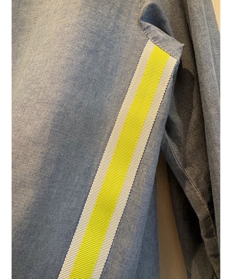 『BLUE FRONCE』サイドライン入り🌈薄手綿シャツ
