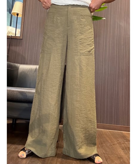 『Ganosch』麻入りワイドストレートパンツ✨