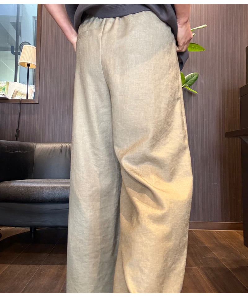 Blue Fronce カーキ　サイドラインワイドパンツ サイドラインとろみワイドパンツ✨ | petitluxe