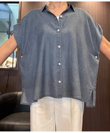 『BLUE FRONCE』薄手デニムシャツ