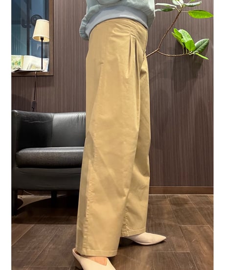 『Ganosch』タックワイドパンツ