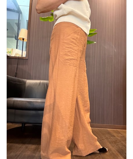 『Ganosch』麻入りワイドストレートパンツ✨