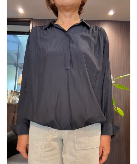 『Nolley's』とろみプルオーバー型ブラウス