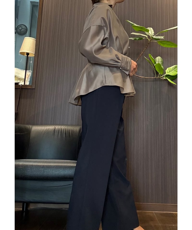 【新品未使用】NOLLEY'S スキッパータックブラウス Nolley's』パール釦スキッパータックブラウス | petitluxe