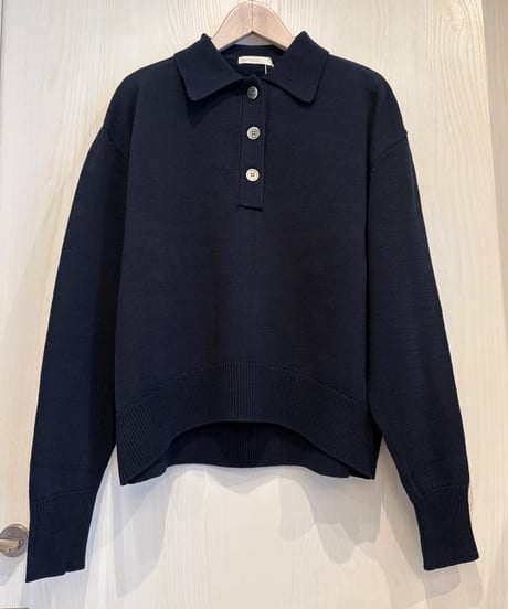 『Nolley's』ギマコットンポロ衿ニット