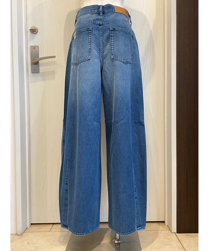【新品】NOLLEY'S Rie Miller ハイウエストバギーデニム M Rie Miller ジーンズ デニム デニムパンツ 「RM denim」ハイ