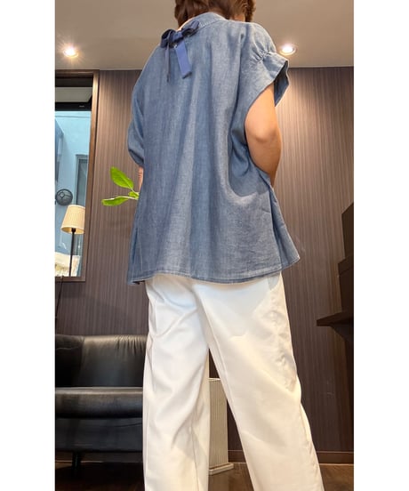 『BLUE FRONCE』薄手デニムシャツ