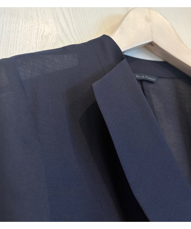 【新品タグ付き】BLUE FRONCE　シアーブルゾン　ブラック　ブルーフロンス 新品タグ付き】BLUE FRONCE シアーブルゾン ブラック ブルーフロンス