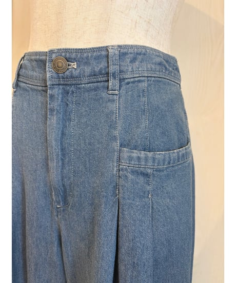 『Ganosch』タックワイドパンツ