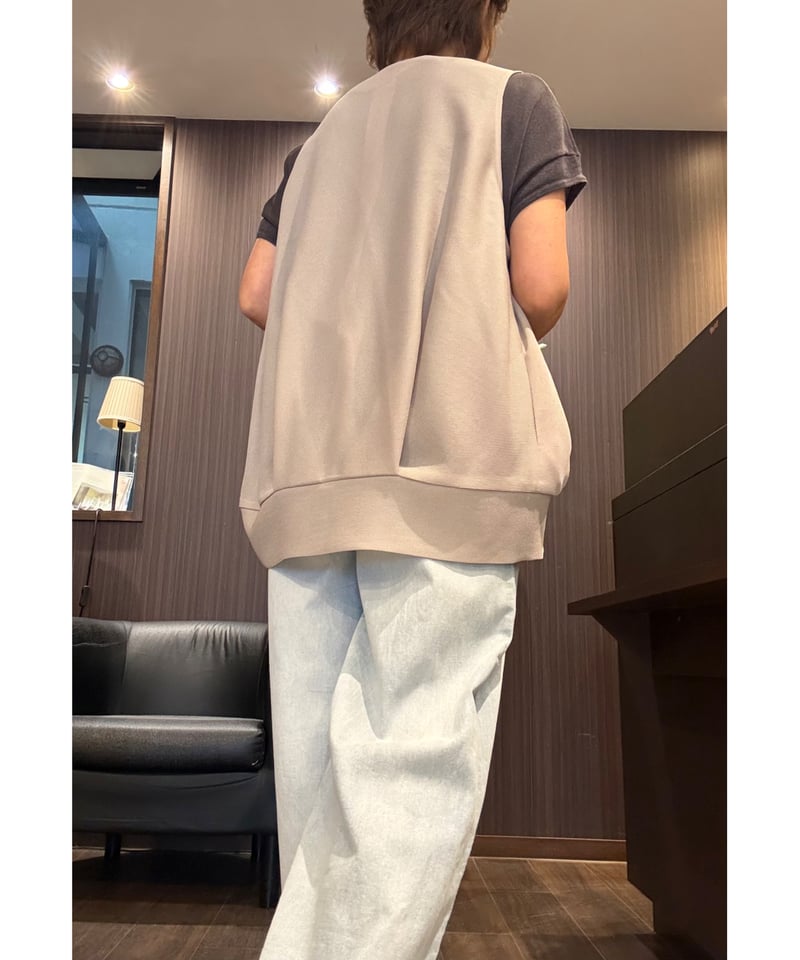 メッシュタック入りジレ | petitluxe
