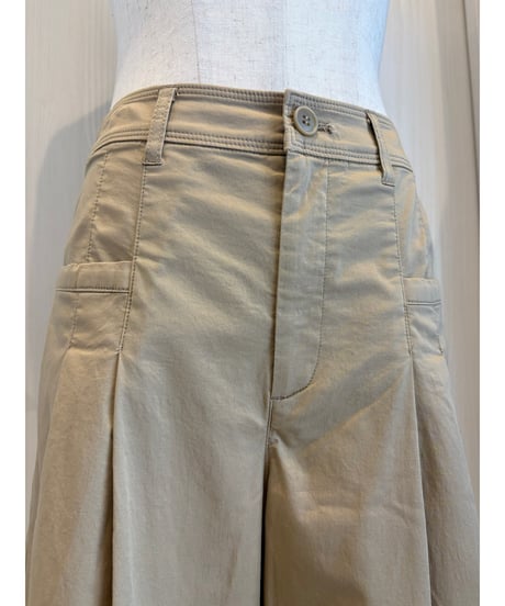 『Ganosch』タックワイドパンツ