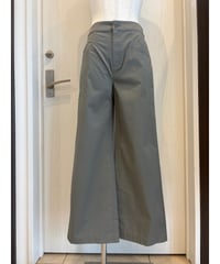 『Ganosch』綿ストレッチサテン、ワイドパンツ