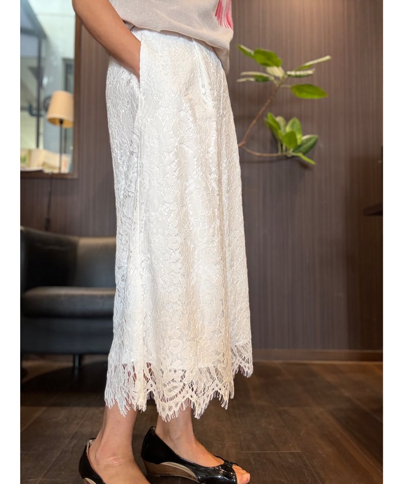 Nolley's』クロップドワイドレースパンツ | petitluxe