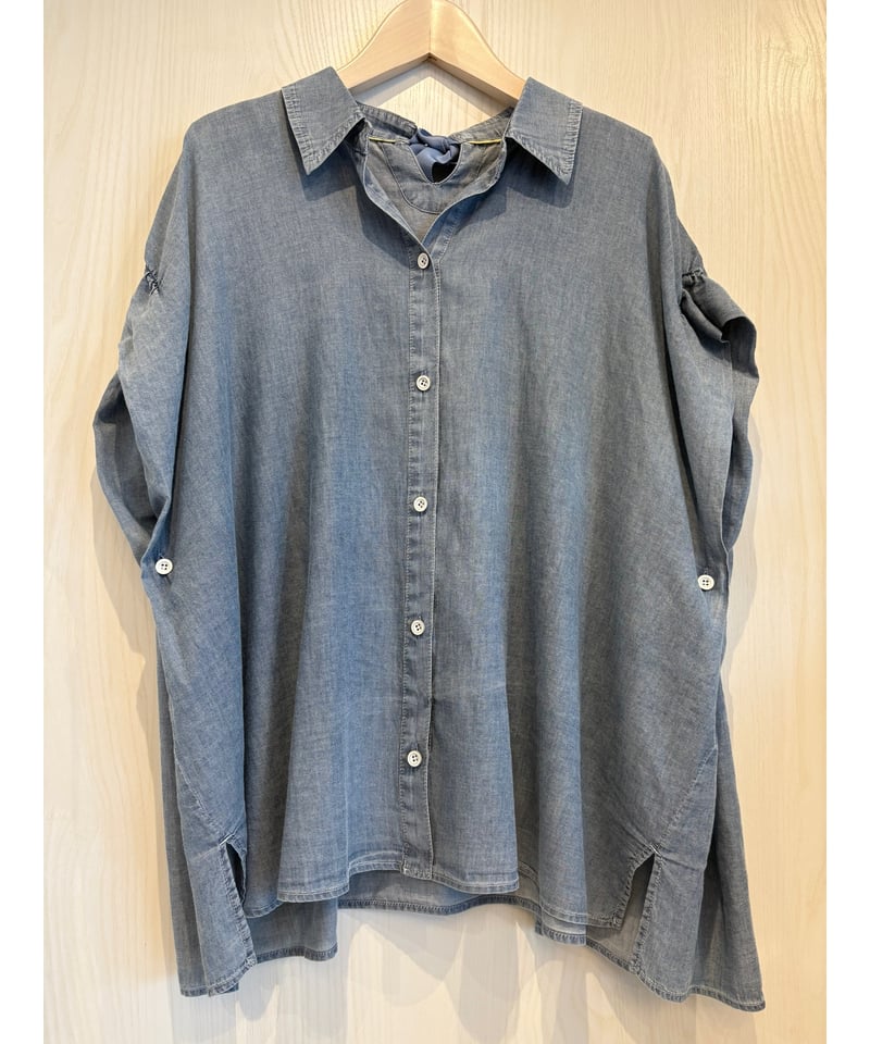 BLUE FRONCE』薄手デニムシャツ | petitluxe