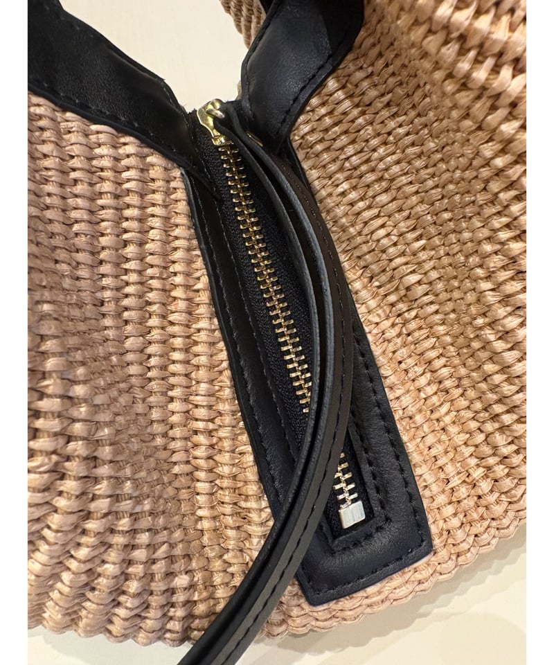 VIOLADORO』ラフィア調シート×牛革トートバッグ V－9023 | petitluxe
