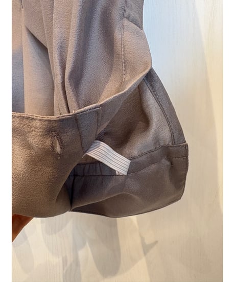 『Nolley's』パール釦スキッパータックブラウス