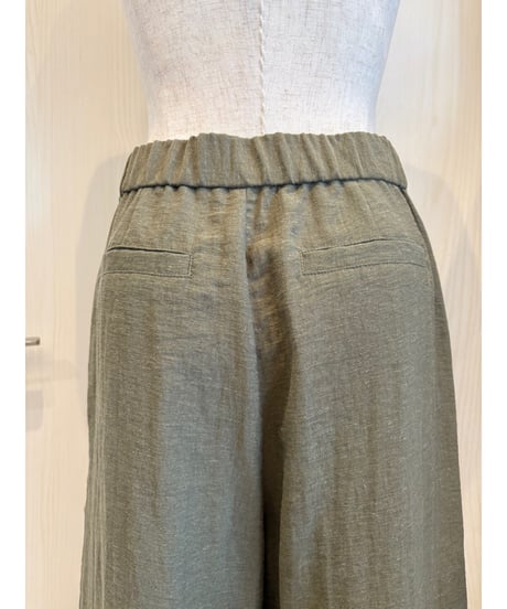 『Ganosch』麻入りワイドストレートパンツ✨