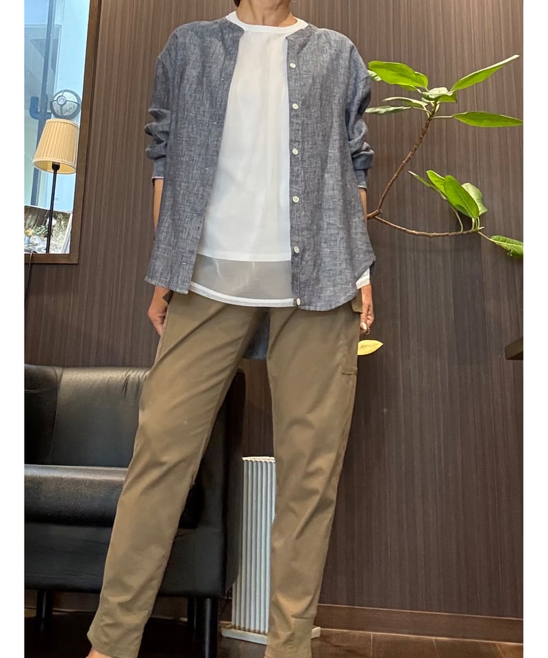 ブルーフロンセ フレンチリネンシャツ長袖超美品Mサイズお取り置き