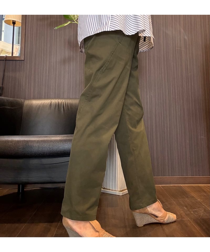 Ganosch』綿サテン✨ウエストゴムドロストパンツ | petitluxe