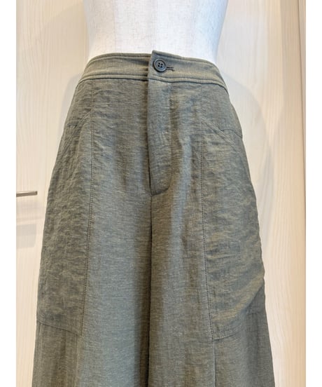 『Ganosch』麻入りワイドストレートパンツ✨