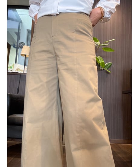 『Ganosch』綿サテンストレッチパンツ✨