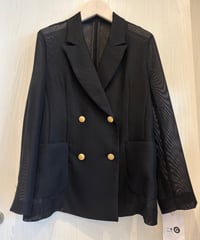 『Ganosch』からみメッシュダブルジャケット