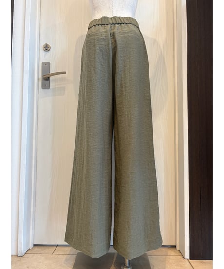『Ganosch』麻入りワイドストレートパンツ✨