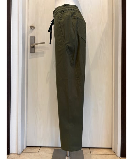『Ganosch』綿サテン✨ウエストゴムドロストパンツ