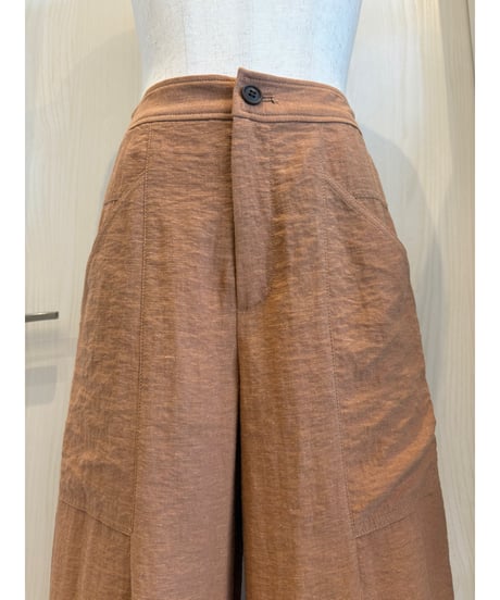『Ganosch』麻入りワイドストレートパンツ✨