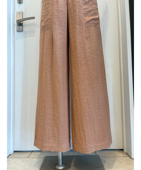 『Ganosch』麻入りワイドストレートパンツ✨