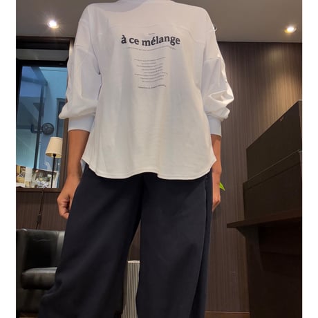 『シビリゼ』タックボリューム袖長袖Tシャツ