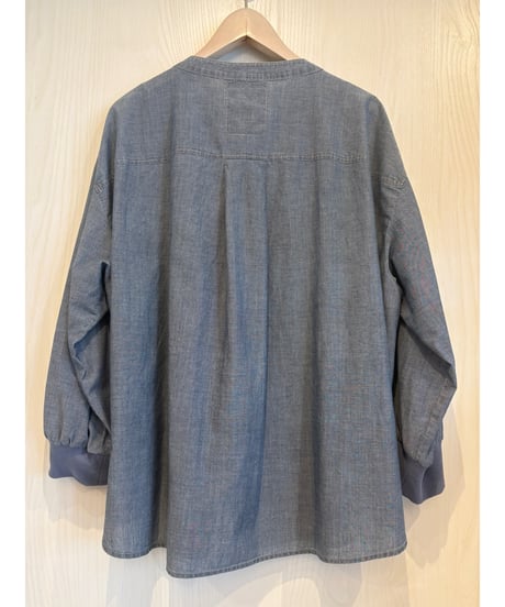 『BLUE FRONCE』サイドライン入り🌈薄手綿シャツ